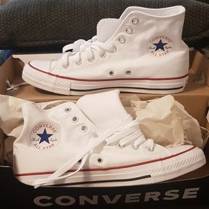 Mens white converse
